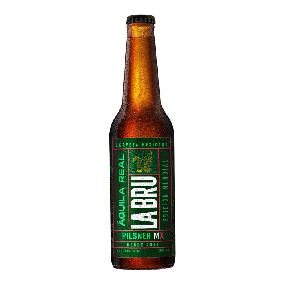 Cerveza La Bru Águila Real